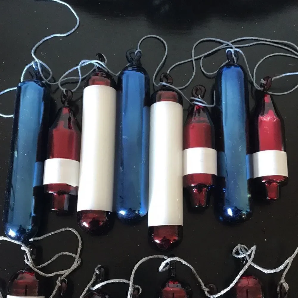 Pottery barn sample holiday glass Ornaments